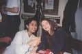 Mandeep Khela and Elise Ashcroft signing people up, 1995